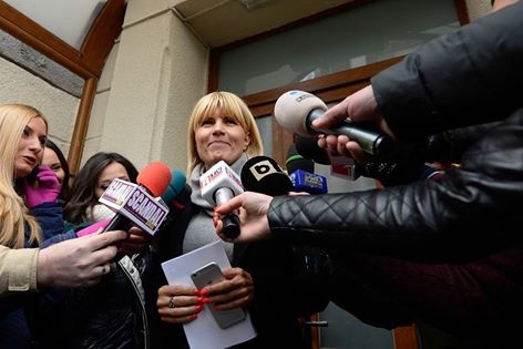 Elena Udrea, la ieşirea de la DNA