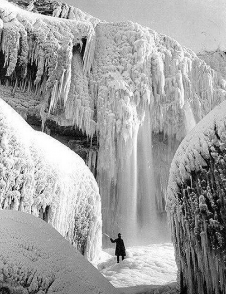 Niagara, înghțată de la începutul lunii ianuarie