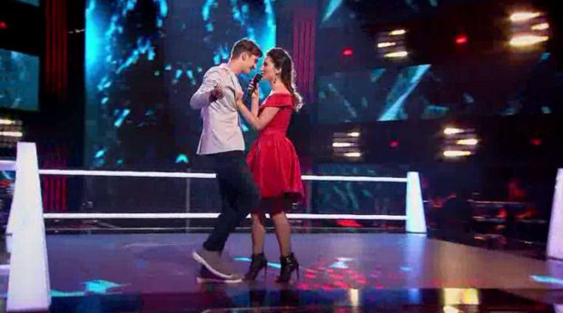 Ana Maria Rosu si Florin Popa la Vocea României 2016