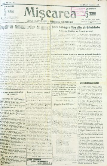 miscarea-25-noiembrie-1916-administratia