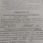 certificat de atestare a dreptului de proprietate