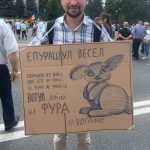 Valeriu Pasa la protest