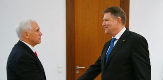 Klaus Iohannis si vicepreședintele american Mike Pence