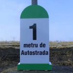 1 metru de autostrada