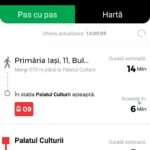 Capturi ecran smartphone aplicatie transport public Tranzy_3