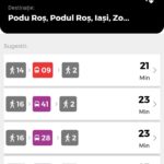 Capturi ecran smartphone aplicatie transport public Tranzy_5
